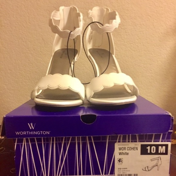 Worthington Cohen Open Toe Stiletto Heels - NWOT - Picture 7 of 8
